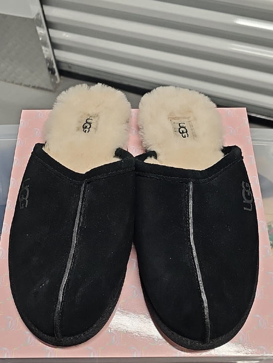 UGG Mens Scuff Suede Sheepskin Insole Slip-On Slippers main image 8